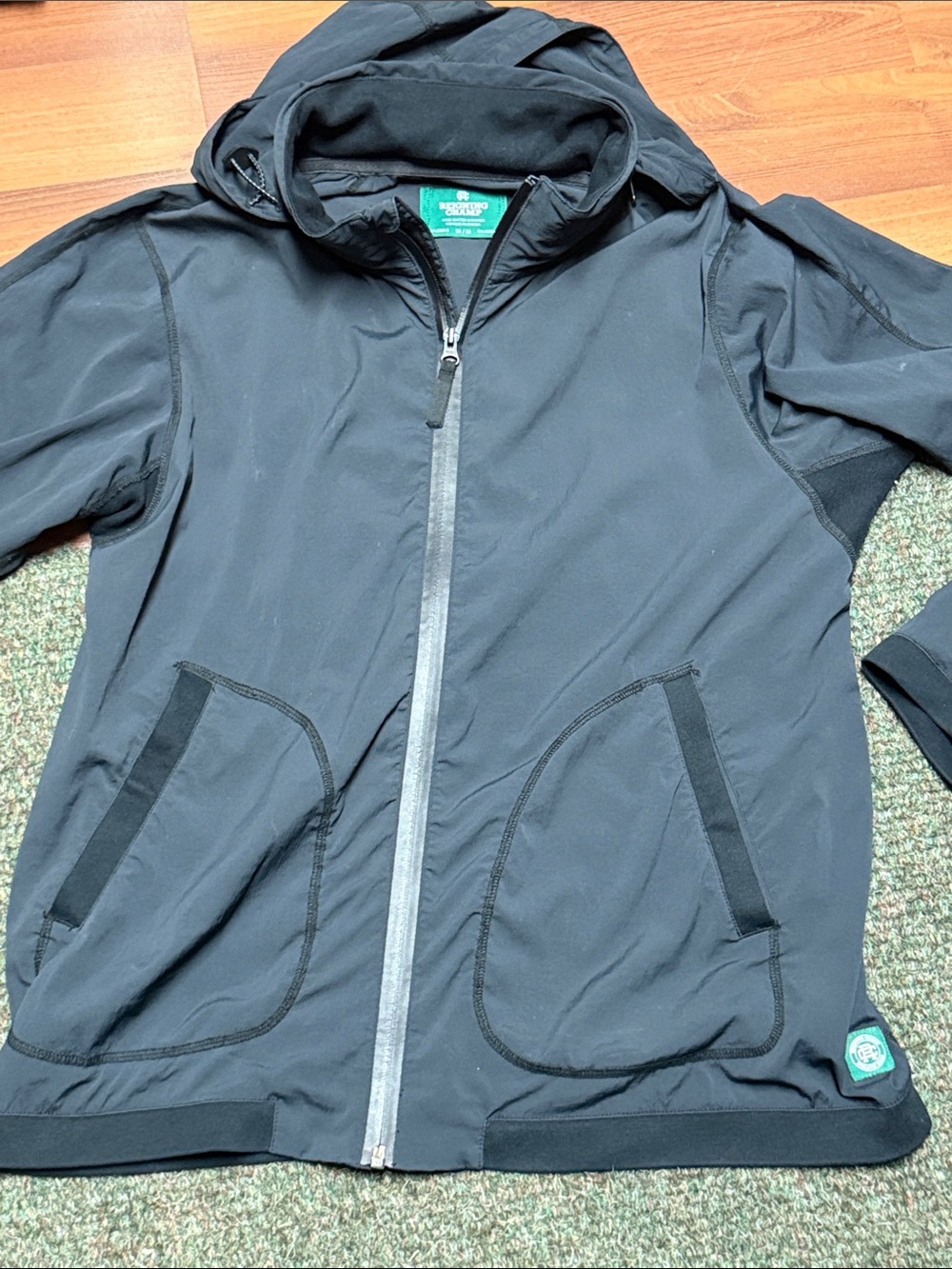 Nylon Ripstop Signal stowaway Hooded Jacket